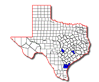 Indiopsocus palmatus map