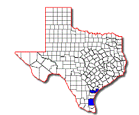 Indiopsocus texanus map