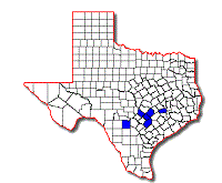 Lachesilla contraforcepeta map