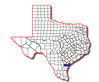 Lichenomima sp. 'W' map