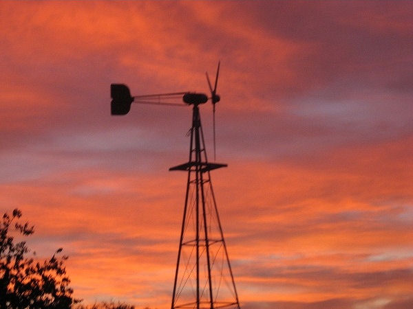 the old jake at sunrise