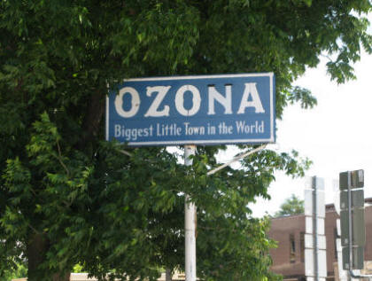 sign in Ozona, Texas